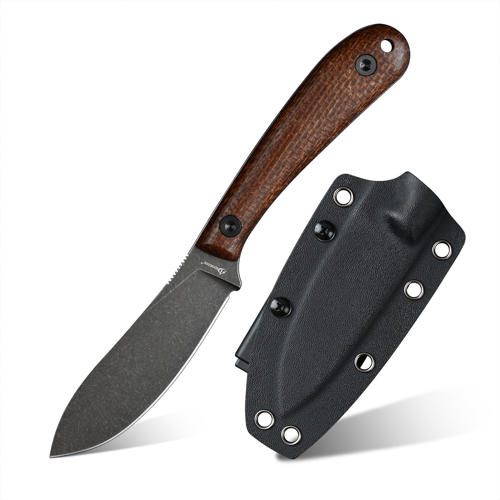 Bushcraft Knife Fixed - SDOKEDC Knives DC53 Steel EDC Utility