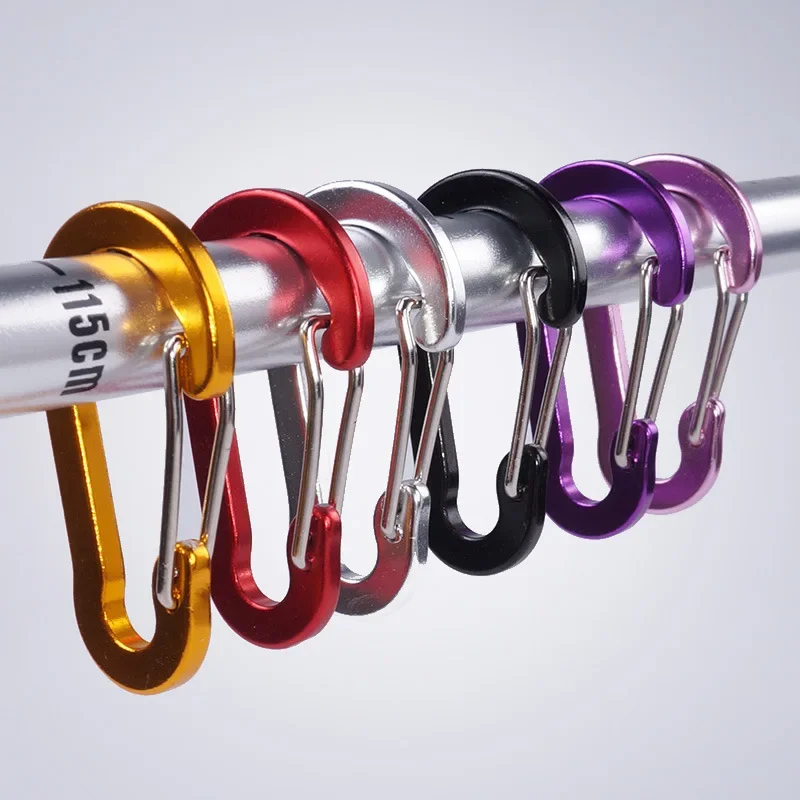 6/12PCS Carabiner Clip Set Tou - огляд і ціна Fishing Kit Compact