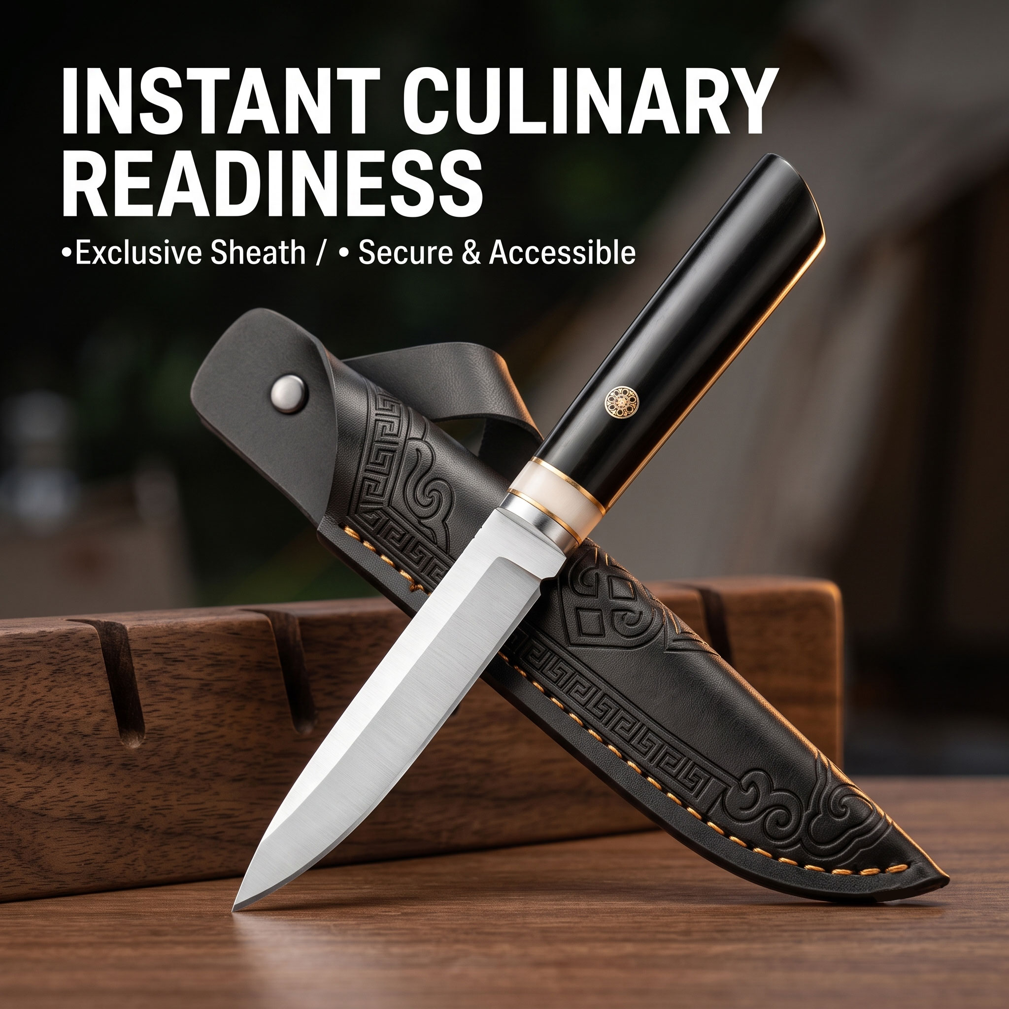Ultra Sharp Fixed Blade Knife, - огляд і ціна Bushcraft Knife Fixed
