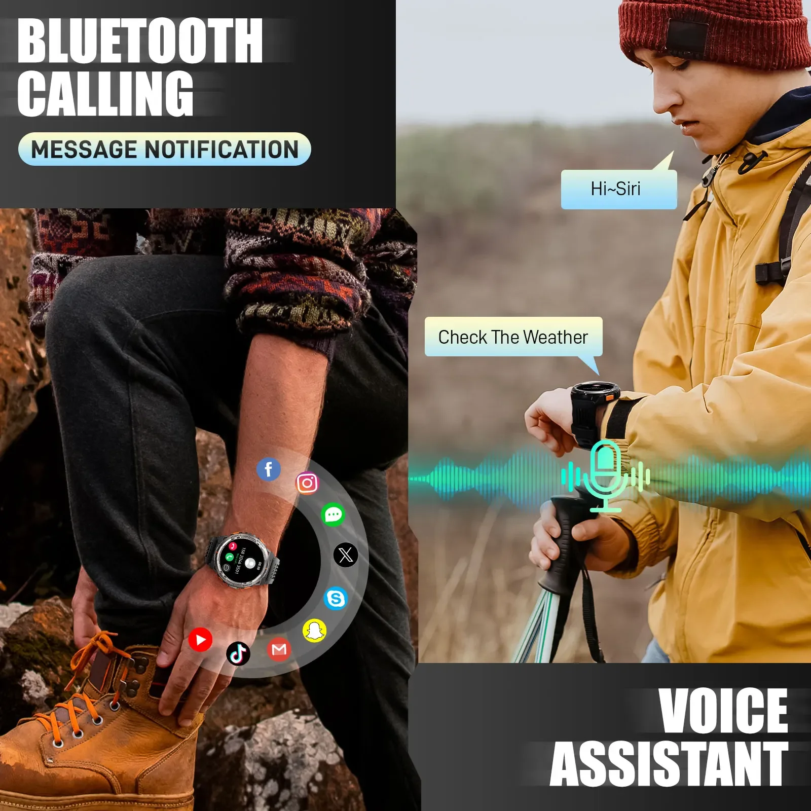 EIGIIS Smart Watch KE5 2024 3A - огляд і ціна Compass Lensatic