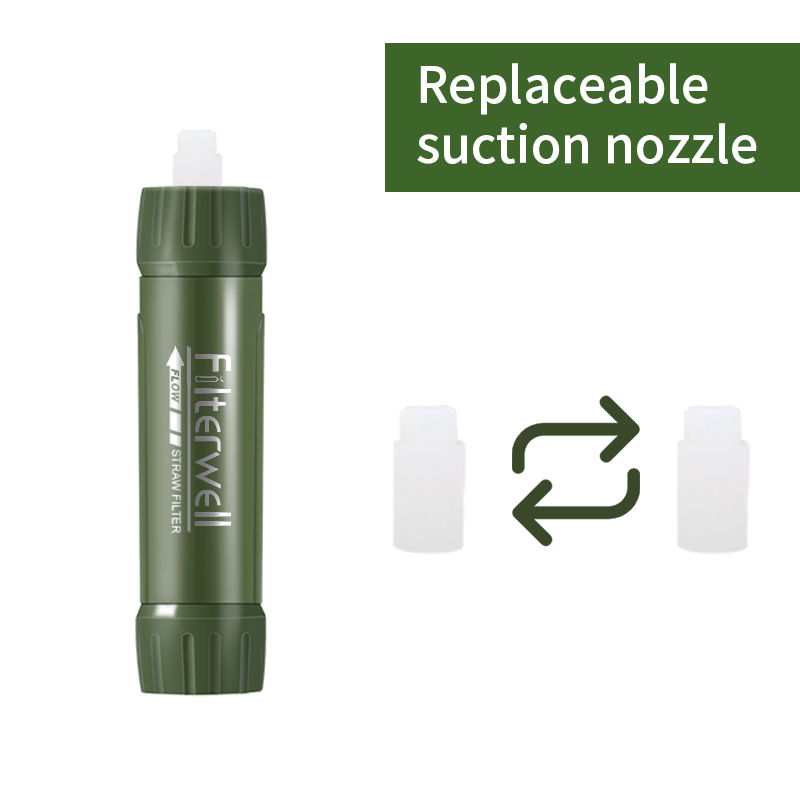 Filterwell Green Mini Travel W - огляд і ціна Water Purification Straw