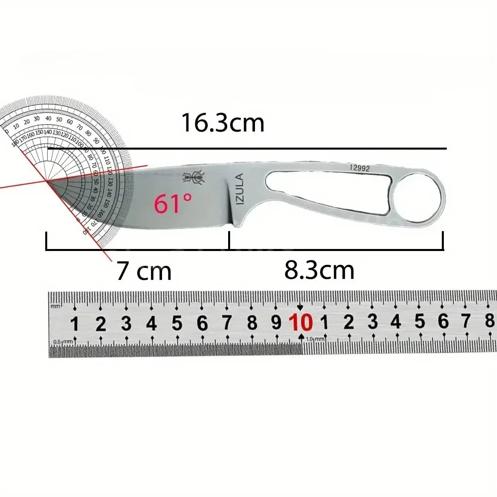 IZULA High-Strength Straight K - огляд і ціна Bushcraft Knife Fixed