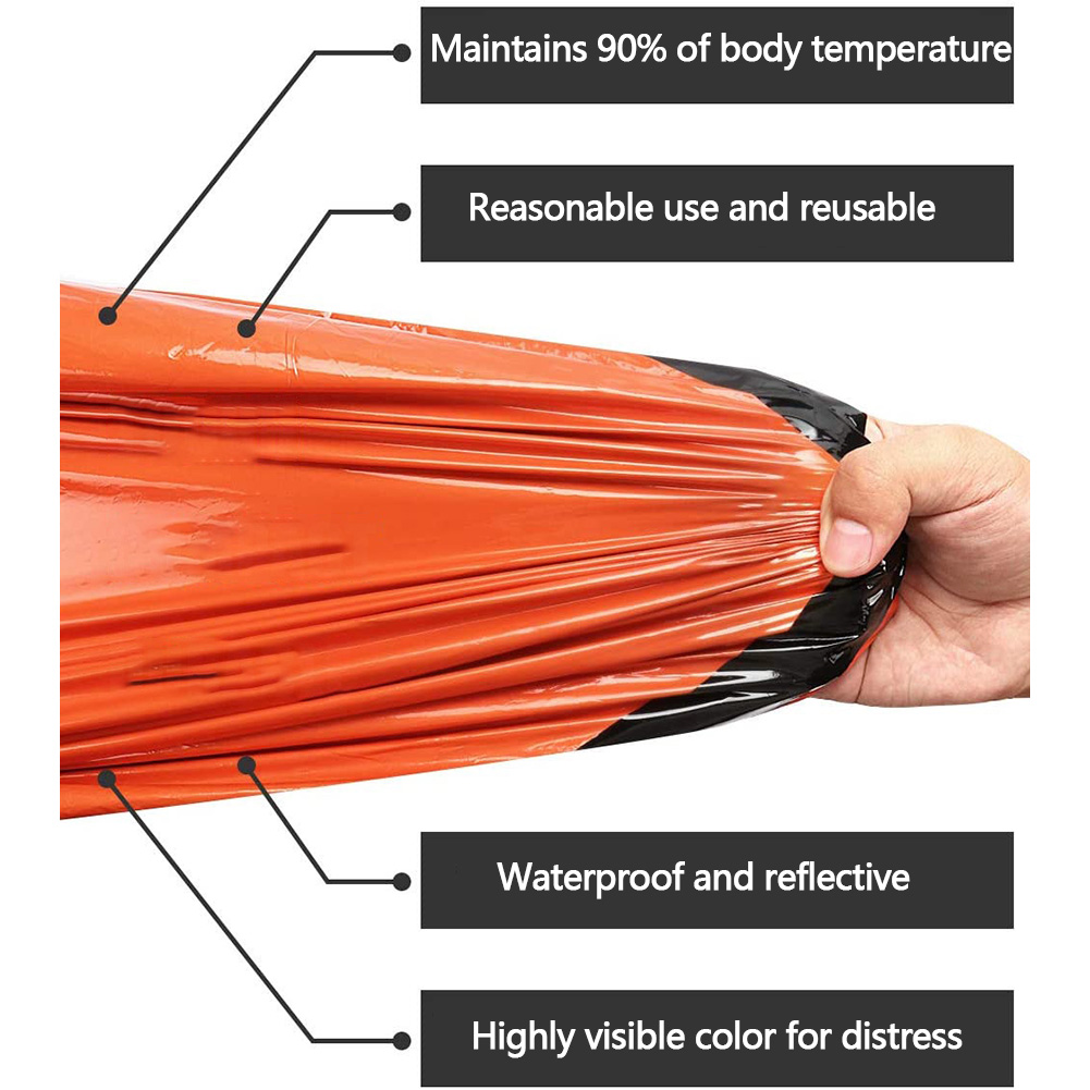 Emergency Sleeping Bag Waterpr - огляд і ціна Bivy Bag Emergency